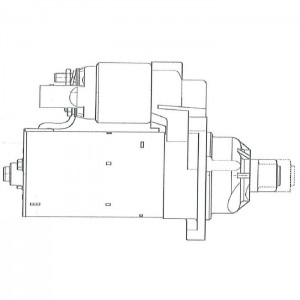 Стартер для а/м VAG Passat B6 (05-) 2.0TDi (тип BOSCH) 1,7кВт LSt1832 LST1832 START VOLT