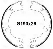 Колодки торм. для а/м Hyundai Santa Fe 06-/Tucson II 15- барабан. ст. торм. 190x GF4661 TRIALLI