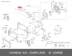 HYUNDAI/ KIA 254851J000 HYUNDAI KIA