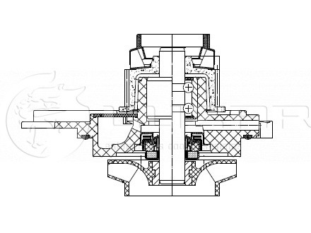 VW GOLF VI (2009-2013) ТОЛЬКО ПОМПА LWP18H6 LUZAR