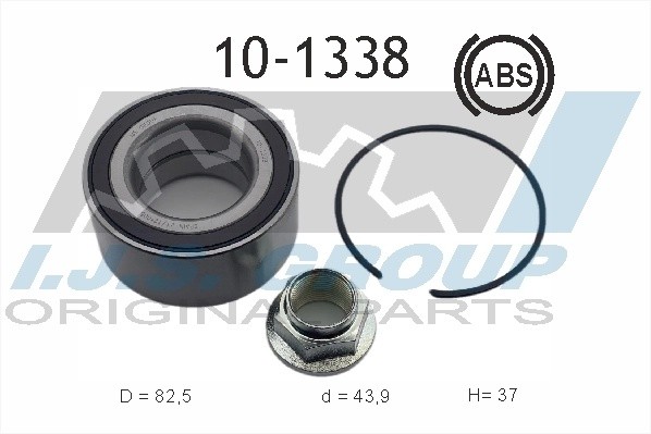 к-кт подшипника ступицы! передней наружн.\ Rover 75 all 99> 101338 IJS GROUP
