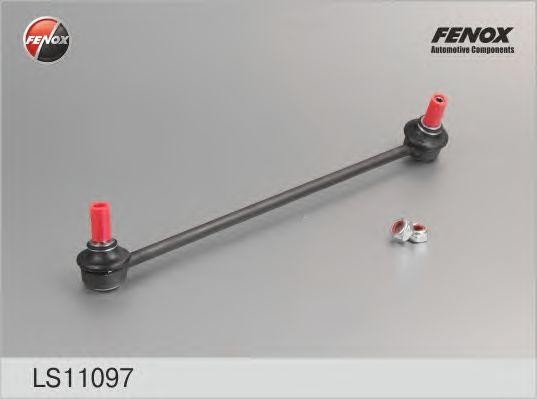 тяга стабилизатора переднего левая!\ Peugeot 207 all 06> LS11097 FENOX