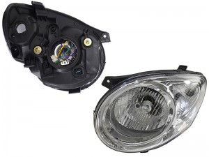 Фара KIA PICANTO 08-10 хром ST-223-1128L ST2231128L SAT