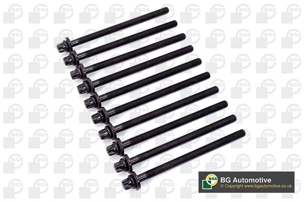 к-кт болтов ГБЦ! 10шт.\ Opel Astra/Vectra/Corsa 1.4-1.8 16V 93> BK5327 BG AUTOMOTIVE