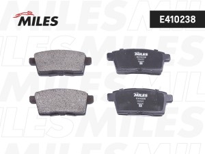 Колодки тормозные задние (без датчика) (Смесь Low-Metallic) (MAZDA CX7/CX9 07-)  E410238 MILES