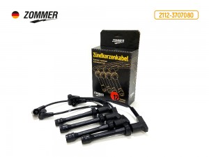 Провода высокого напряжения ВАЗ 2110, 2111, 2112 (16 кл) 1.5L (силикон) 21123707080 ZOMMER