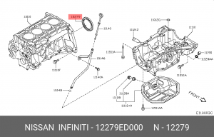 Сальник коленвала 12279-ED000 12279-ED000 NISSAN