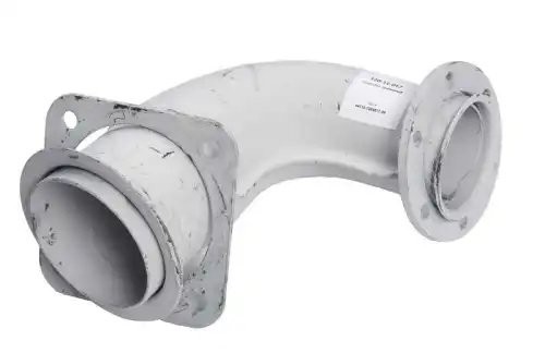 Патрубок КАМАЗ-ЕВРО приемный левый (под 6 шпилек) MEGAPOWER 120-12-017 MEGA POWER