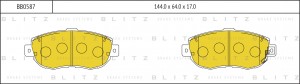 LEXUS GS/300/430 93> BB0587 BLITZ