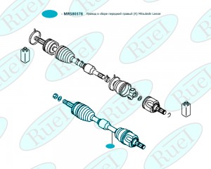 MITSUBISHI LANCER (CS) (2003-2006) 1.6 АКПП RU580378MI RUEI