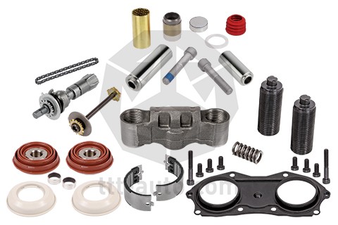 р/к диcкового тормоза !(м) мех-ма подвода(бинокль, вкладыш.направл, цепь) Knorr\ 19008 TTT AUTO