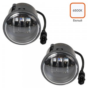 Фара светодиодная "AIRLINE" 90х90х75 мм 30W 12V (белый, четкая световая граница) ALED088 AIRLINE