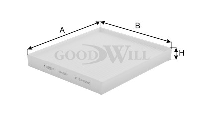 Фильтр салона AG460CF AG 460 CF GOODWILL