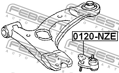 TOYOTA AVENSIS / CARINA E 0120NZE FEBEST