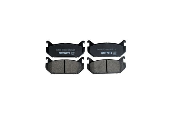 колодки дисковые задние! Mazda 626 1.8-2.5/2.0D 92-98/Xedos6 1.6/2.0 92> Z07454 ZENTPARTS