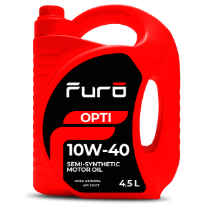 Furo OPTI 10W40 (4,5L) масло моторное! полусинт.\ API SG/CF-4, МВ 229.1, VW 501. 10W40FR013 FURO
