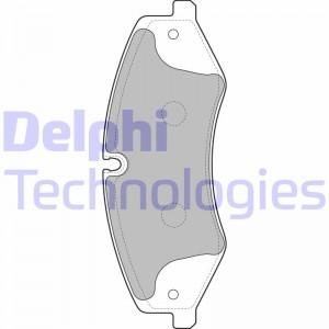 LP2176 колодки дисковые п.\ Land Rover Discovery/RR Sport 5.0 V8/3.0TD 09> LP2176 DELPHI