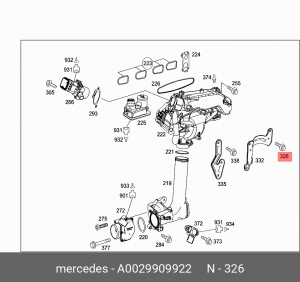 Mercedes Benz W164 M-Klasse (ML) 2005-2011 A 002 990 99 22 MERCEDES BENZ