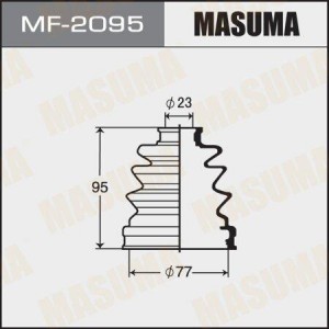 Пыльник ШРУСа MAZDA 3 (03-) наружного MASUMA MF-2095 MASUMA