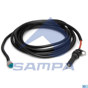 Датчик износа тормозных колодок правый L=5200MM, GREEN; RVI 079250 SAMPA
