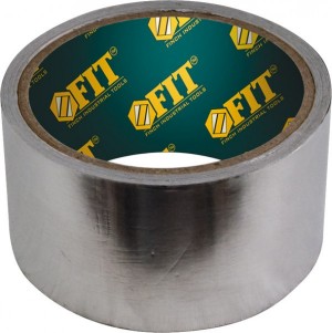 Лента клейкая алюминиевая 50ммх25м FIT 11672 FIT