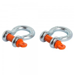 Шаклы буксировочные металлические 2 т / 8 т с сумкой, набор 2 шт. ASHA005 ASHA005 AIRLINE