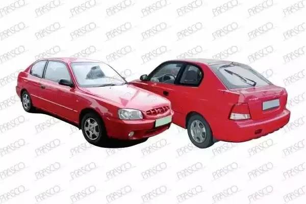 крыло переднее прав. с бок. отверст. под повтор.!\ Hyundai Accent 00-01 HN0163003 PRASCO GROUP