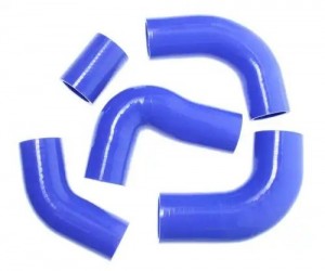 Патрубок ГАЗ-3302 дв.ЗМЗ-406 ЕВРО-2 радиатора комплект 5шт. силикон MEGAPOWER 130-17-010 MEGA POWER