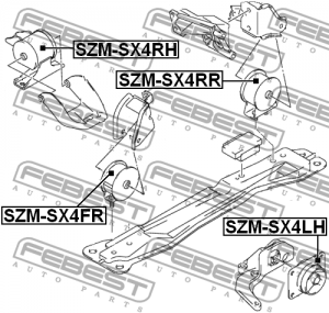 SUZUKI SX4 (2006>) 1.6 i 16V M16A SZM-SX4RH FEBEST