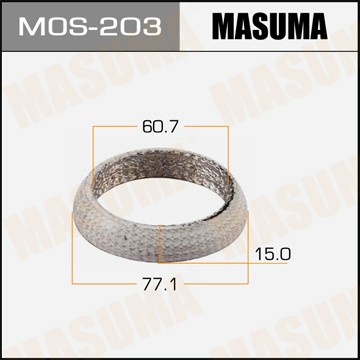 Прокладка TOYOTA Corona,Land Cruiser Prado выхлопной системы MASUMA MOS203 MASUMA