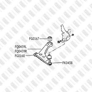MITSUBISHI LANCER (CS) (2003-2006) FQ0439R FIXAR
