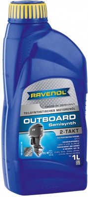 Масло моторное 1л Outboard 2T (полусинтетика) 1152200001 1152200-001 RAVENOL