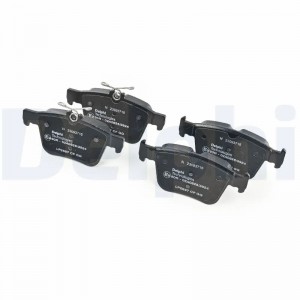 LP2697 колодки дисковые задние!\ Audi A3, VW Golf VII 1.2TSI-1.8TFSI/2.0TDI 12> LP2697 DELPHI