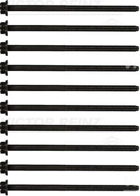 к-кт болтов ГБЦ! 10шт Audi A3, Skoda Fabia/Octavia/Rapid, VW Golf/Polo 1.2TSI/TF 14-32323-01 VICTOR REINZ