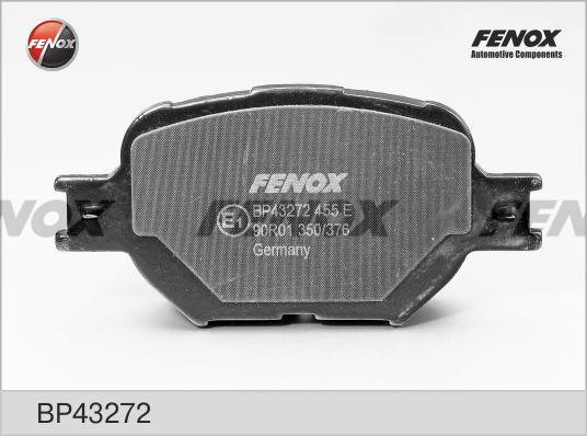 Колодки тормозные дисковые передние BP43272 FENOX