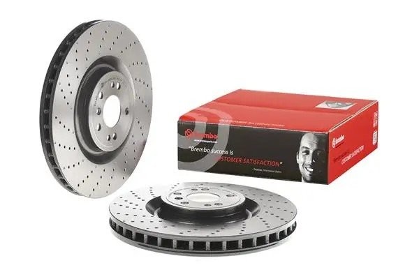 MERCEDES BENZ ПЕРФОРАЦИЯ 09.A960.21 BREMBO