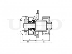Помпа водяная WAP-10072 UNIO