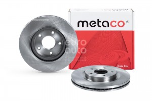 Диск тормозной передний вентилируемый 3050003 3050003 METACO