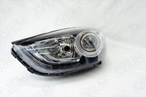 Фара левая Hyundai Ix35 2010-2014, без корректора, галоген, линзованная OEM0019FL OEMPARTS