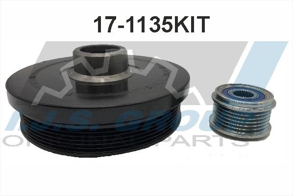 шкив коленвала!\ BMW F07/F10/F11/X5/X6 08> 171135KIT IJS GROUP
