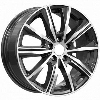 КиК Арнар 17.0 / 7.0J PCD 5x114.30 ET 45.00 ЦО 67.10 Литой / Черный с полированн 75586 K K