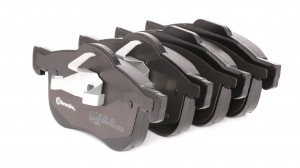 Колодки тормозные VOLVO S60,S80,V70,XC70 (97-07) передние (4шт.) BREMBO P86016 BREMBO