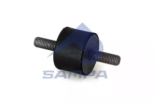 Подушка RENAULT Premium крепления радиатора (бочонок, резьба с двух сторон M10)  080074 SAMPA