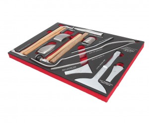 Набор инструментов 13 предметов слесарно-монтажный для кузовных работ в ложемент JTC-UB3013 JTC TOOLS