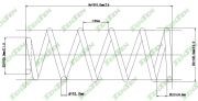 Пружина подвески задней Hyundai ix55 3.0 V6 CRDi 4WD 08 SCP10189 SENSEN