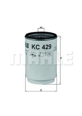 Фильтр топливный грубой очистки сепаратор Mahle KC429D KC429D MAHLE KNECHT