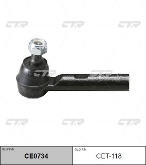 Наконечник рулевой тяги TOYOTA Land Cruiser Prado левый/правый CTR CE0734 CTR