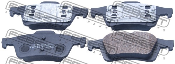 Колодки тормозные дисковые 0501-BLR 0501-BLR FEBEST