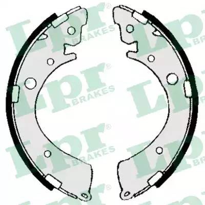 Колодки барабанные HONDA FIT, JAZZ 08- 05360 05360 LPR