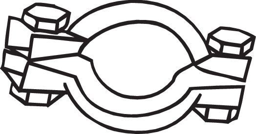 Хомут глушителя FORD Focus (05-08) BOSAL 254-951 BOSAL